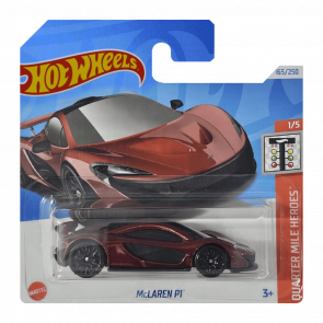 Машинка Базовая Hot Wheels McLaren P1 Quarter Mile Heroes 1:64 HTD92 Red