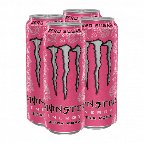 Набір Напій Енергетичний 4шт Monster Energy Ultra Rosa Zero Sugar 500ml Набір Напій Енергетичний 4шт Monster Energy Ultra Rosa Zero Sugar 500ml - Retromagaz