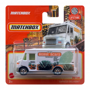Машинка Большой Город Matchbox Express Delivery Agave Acres Metro 1:64 HVN95 White - Retromagaz