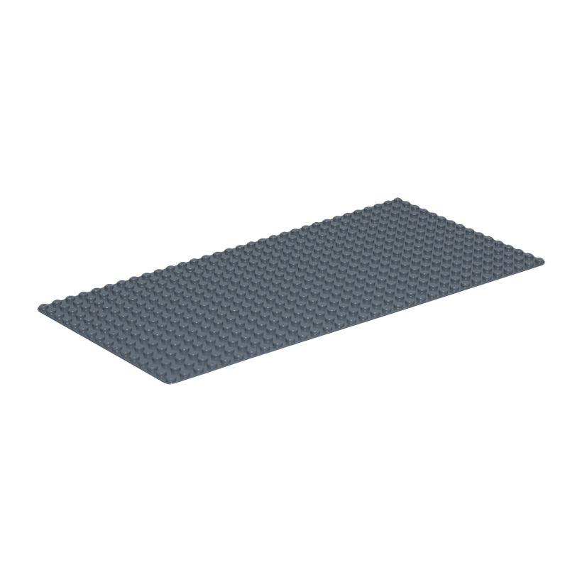 Пластина Lego Базова Baseplate 16 x 32 3857 2748 4269651 Dark Bluish Grey Б/У - Retromagaz