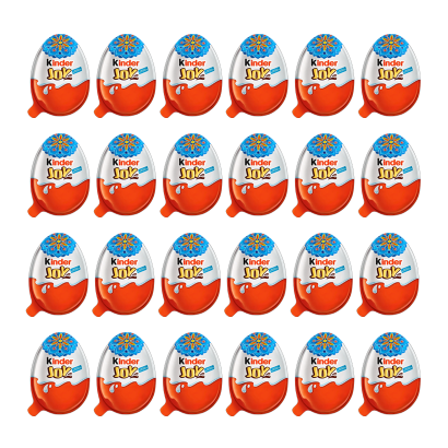 Набор Шоколадное Яйцо 24шт Kinder Joy For Boys Festive Edition 20g - Retromagaz