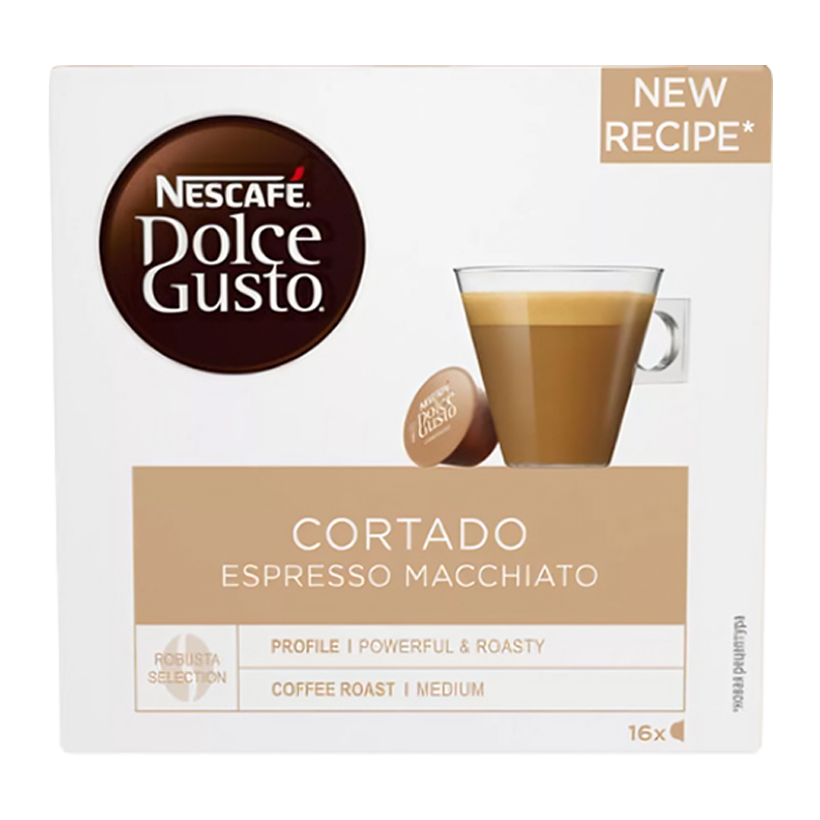 Кава в Капсулах Nescafe Dolce Gusto Cortado 16 Капсул 100,8g - Retromagaz