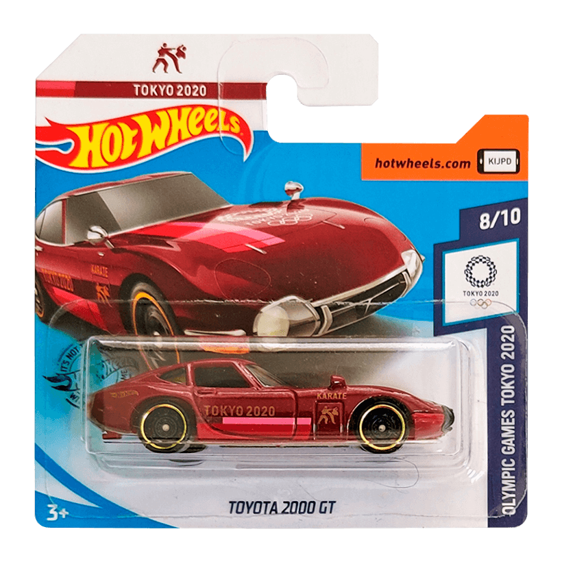 Машинка Базовая Hot Wheels Toyota 2000GT Olympic Games Tokyo 2020 1:64 GHC98 Red - Retromagaz