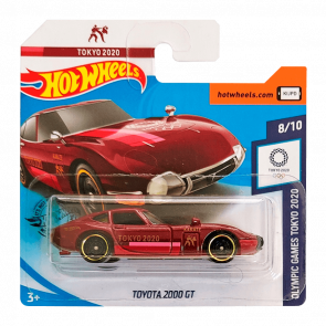 Машинка Базова Hot Wheels Toyota 2000GT Olympic Games Tokyo 2020 1:64 GHC98 Red