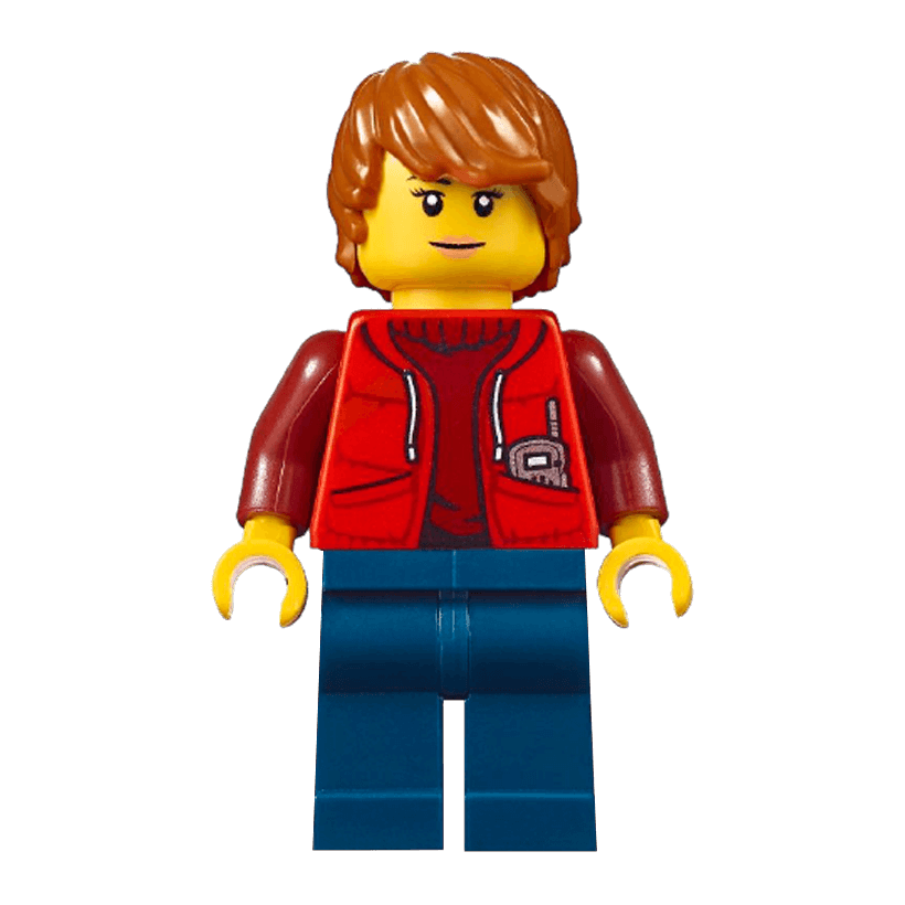 Фигурка Lego Deep Sea Explorers 973pb2061 Submariner Female City cty0603 Б/У - Retromagaz