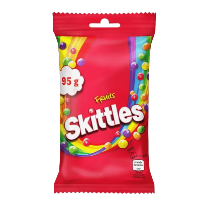 Драже Skittles Bag Оригинальный Фруктовый 95g - Retromagaz