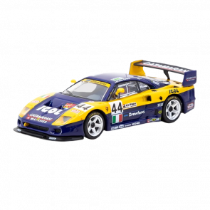 Машинка Premium Tarmac Works Ferrari F40 GTE 24h of Le Mans 1996 1:64 T64-088-96LM44 Blue - Retromagaz