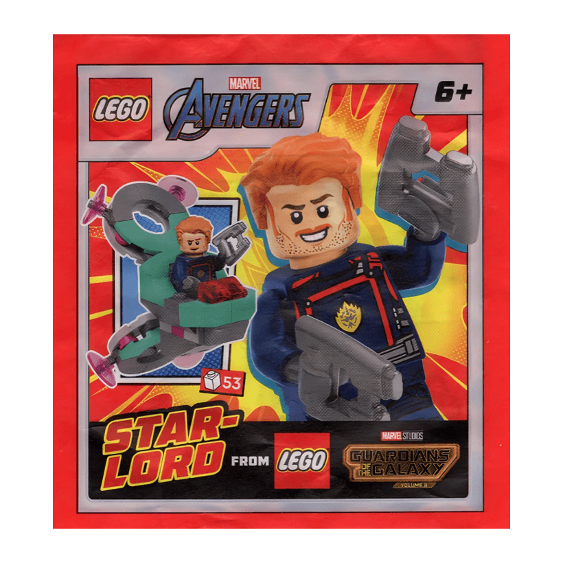 Конструктор Lego Фігурка Marvel Star Lord Paper Bag Super Heroes 242402 sh0873 Новый - Retromagaz