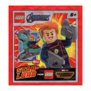 Конструктор Lego Фігурка Star Lord Paper Bag Super Heroes 242402 sh0873 Новий