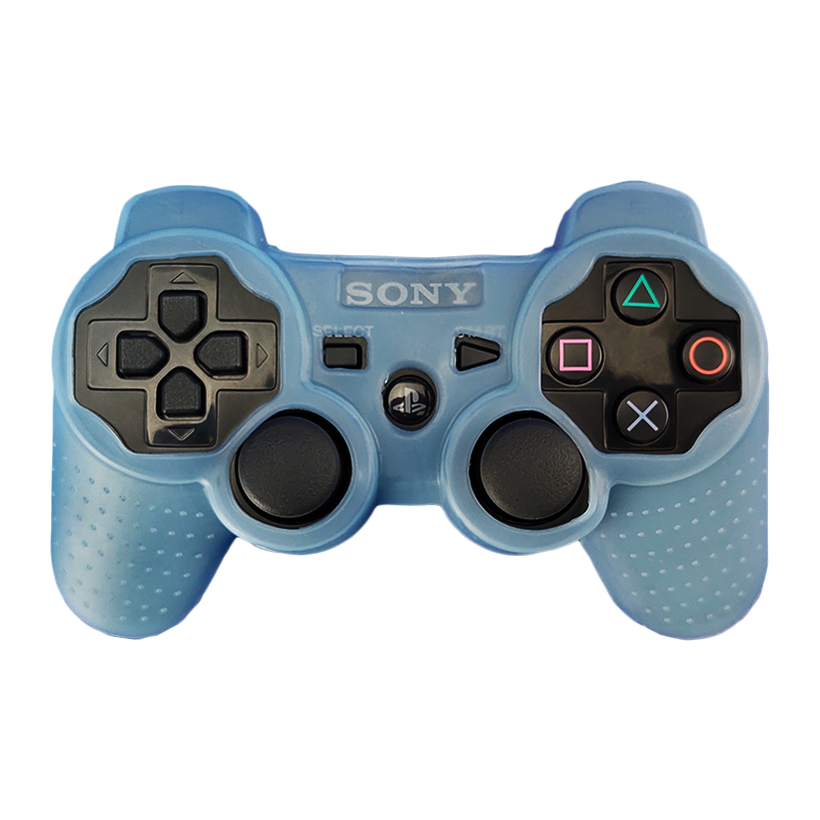 Чехол Силиконовый RMC PlayStation 3 Light Blue Новый - Retromagaz