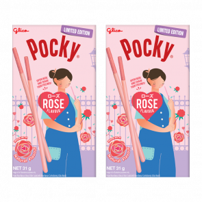 Набор Палочки 2шт Glico Pocky Rose с Розой 31g - Retromagaz