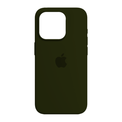 Чохол Силіконовий RMC Apple iPhone 15 Pro Army Green - Retromagaz