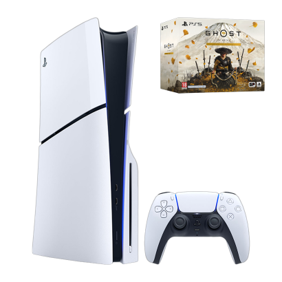 Набор Консоль Sony PlayStation 5 Slim Digital Edition 1TB White Новый  + Игра Ghost of Yotei Collector's Edition Русская Озвучка - Retromagaz