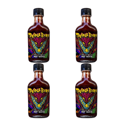 Набор Соус 4шт Обычный Fieryfox Тройной Ожог (Triple Burn) Острый 100ml - Retromagaz
