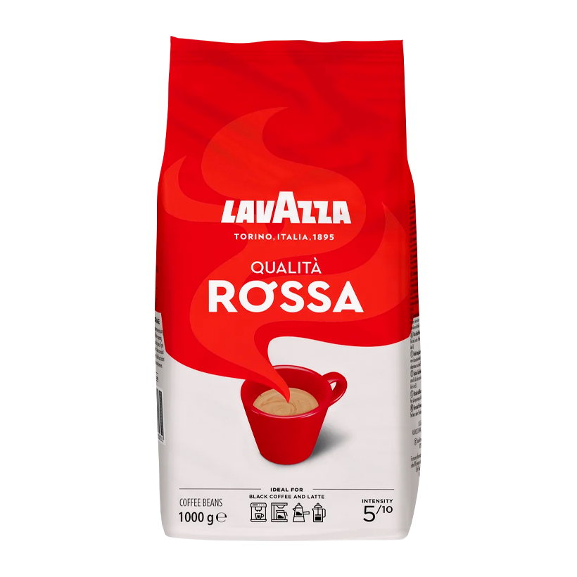 Кофе в Зернах Lavazza Qualita Rossa 1kg - Retromagaz