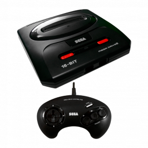 Консоль Sega Mega Drive 2 Europe Black Б/У Хороший