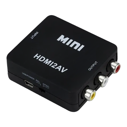 Адаптер RMC HDMI - 3RCA + Mini-USB Black - Retromagaz