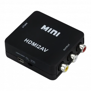 Адаптер RMC HDMI - 3RCA + Mini-USB Black