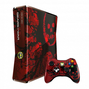Набор Консоль Microsoft Xbox 360 S Gears Of War Limited Edition Freeboot 250GB Red + 5 Встроенных Игр Б/У + Геймпад Беспроводной Black Набор Консоль Microsoft Xbox 360 S Gears Of War Limited Edition Freeboot 250GB Red + 5 Встроенных Игр Б/У + Геймпад Беспроводной Black - Retromagaz