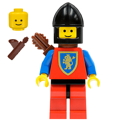 Фігурка Lego Castle Crusaders Lion cas222 Б/У Нормальний - Retromagaz