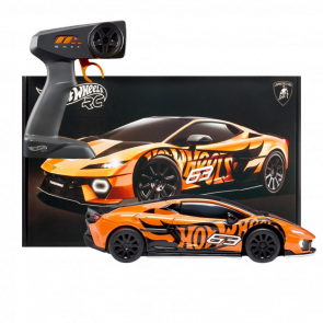 Машинка Радиоуправляемая Hot Wheels Lamborghini Temerario Alleggerita 1:64 JHW60 Orange - Retromagaz
