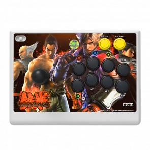Джойстик Аркадний Бездротовий Hori Xbox 360 09072 Tekken 6 Tag Tournament 2 Fighting Stick White Б/У - Retromagaz