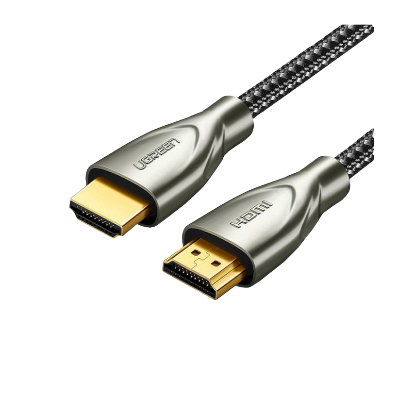 Кабель Ugreen HD131 Carbon Fiber Zinc Alloy HDMI 2.0 - HDMI 2.0 Grey 3m - Retromagaz