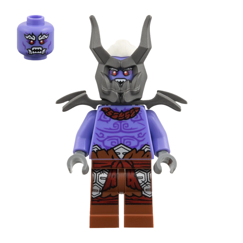 Фигурка Lego Другое Oni Warrior Blue Violet Torso Reddish Brown Legs Ninjago njo1087 71870 Новый - Retromagaz