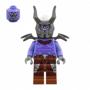 Фигурка Lego Другое Oni Warrior Blue Violet Torso Reddish Brown Legs Ninjago njo1087 71870 Новый - Retromagaz