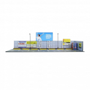 Диорама G-Fans Japanese Parking Lot 1:64 710028 Black - Retromagaz