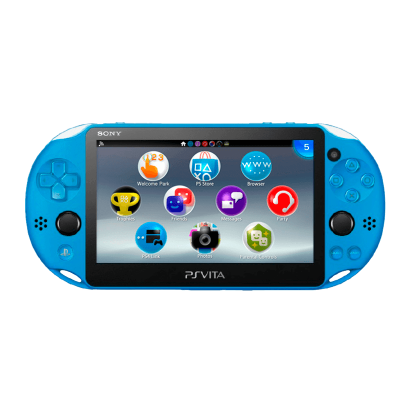 Консоль Sony PlayStation Vita Slim Модифицированная 64GB Blue + 5 Встроенных Игр Б/У Отличный - Retromagaz