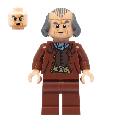Фигурка Lego Harry Potter Argus Filch Bald on Top Films hp478 Б/У - Retromagaz