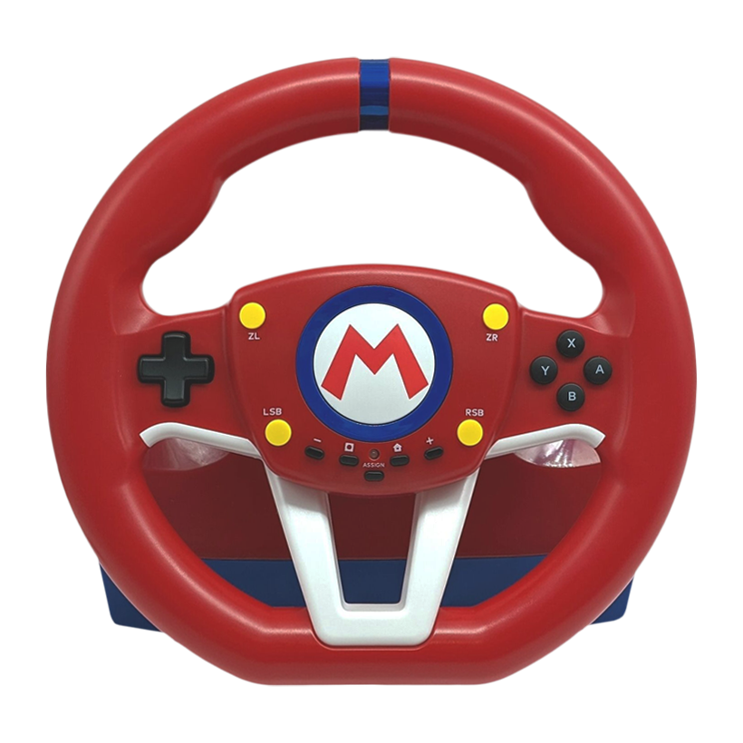 Руль Hori Switch Mario Kart Racing Wheel Pro Mini NSW-204U Red Blue 1.5m Б/У - Retromagaz