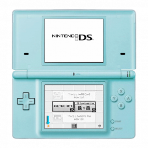 Консоль Nintendo DS i Модифікована 1GB Ice Blue + 10 Вбудованих Ігор Б/У - Retromagaz