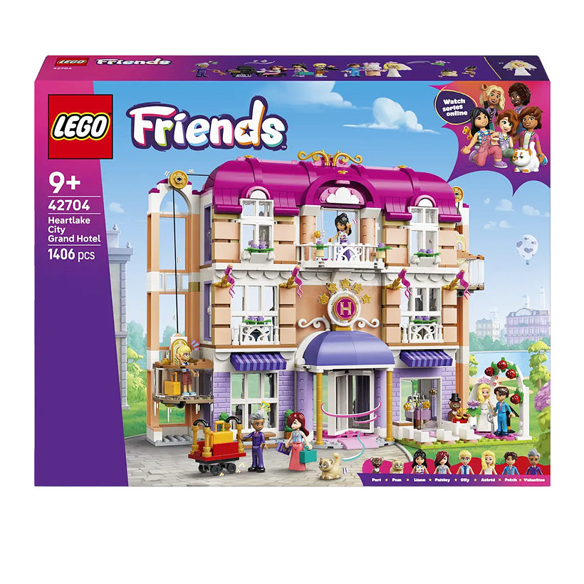 Конструктор Lego Heartlake City Grand Hotel Friends 42704 Новый - Retromagaz