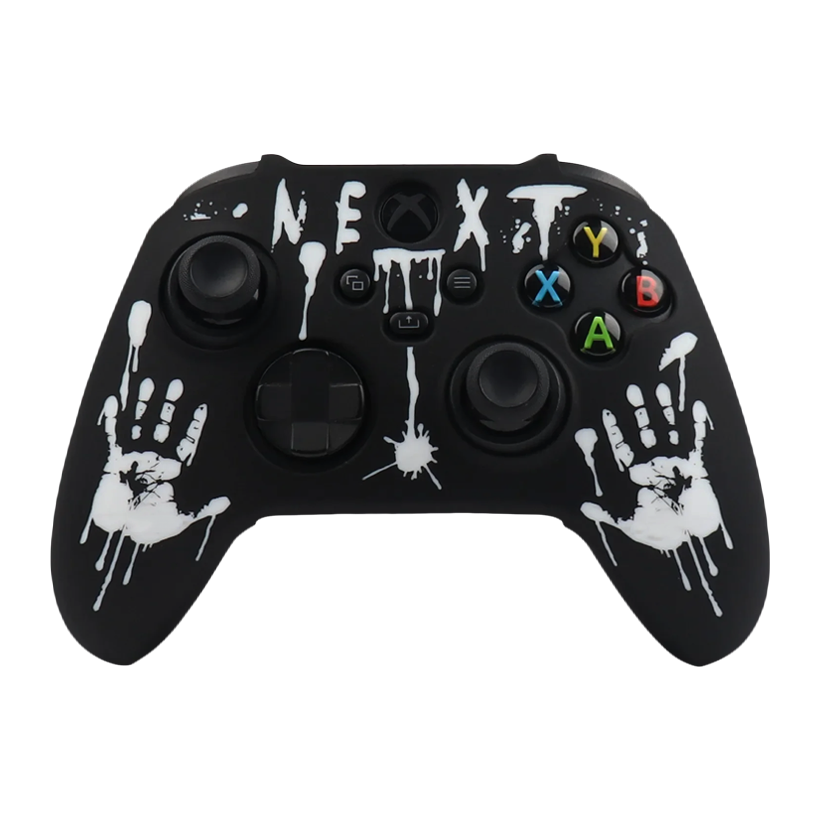 Чохол Силіконовий RMC Xbox Series Bloody Heands Black White Новий - Retromagaz
