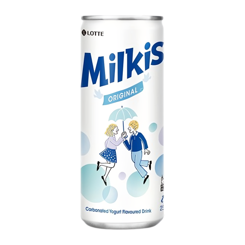Напиток Lotte Milkis Газированный Молочный Original 250ml - Retromagaz