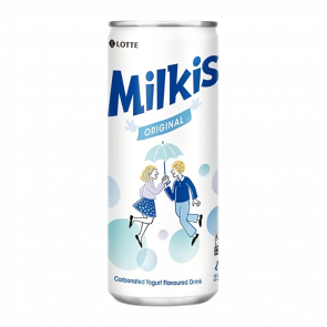 Напій Lotte Milkis Газований Молочний Original 250ml - Retromagaz