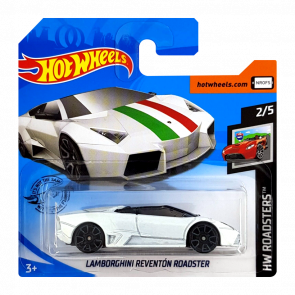 Машинка Базовая Hot Wheels Lamborghini Reventon Roadster Roadsters 1:64 FYF70 White - Retromagaz