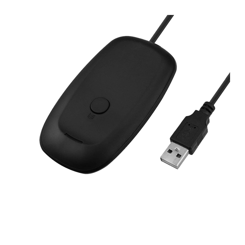Адаптер Бездротовий RMC Xbox 360 USB Wireless Receiver для Windows PC Black Новий - Retromagaz