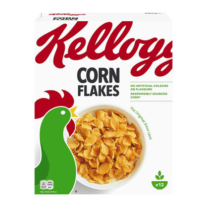 Сухий Сніданок Kellogg's Corn Flakes 375g - Retromagaz