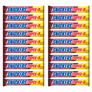 Набор Батончик Snickers Super с Арахисом в Молочном Шоколаде 112,5g 20шт - Retromagaz