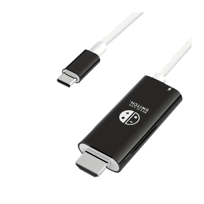 Адаптер Проводной Heystop Switch USB-C Hub to HDMI Black Новый - Retromagaz