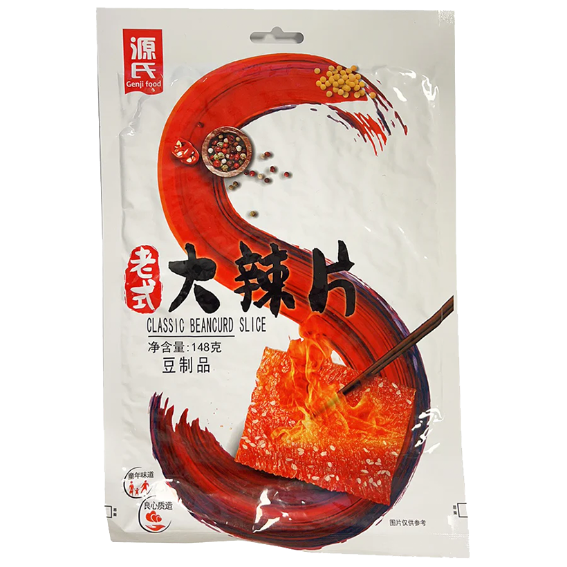 Снеки Genji Food Латяо Latiao Пластинки Slice 148g - Retromagaz