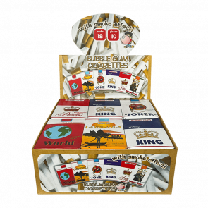 Набір Жувальна Гумка 18шт Joker Bubble Gum Cigarettes 35g - Retromagaz