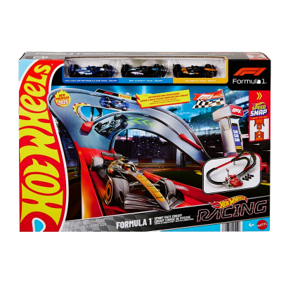 Набір Hot Wheels Траса для перегонів Formula One 1:64 JDY15 Orange - Retromagaz