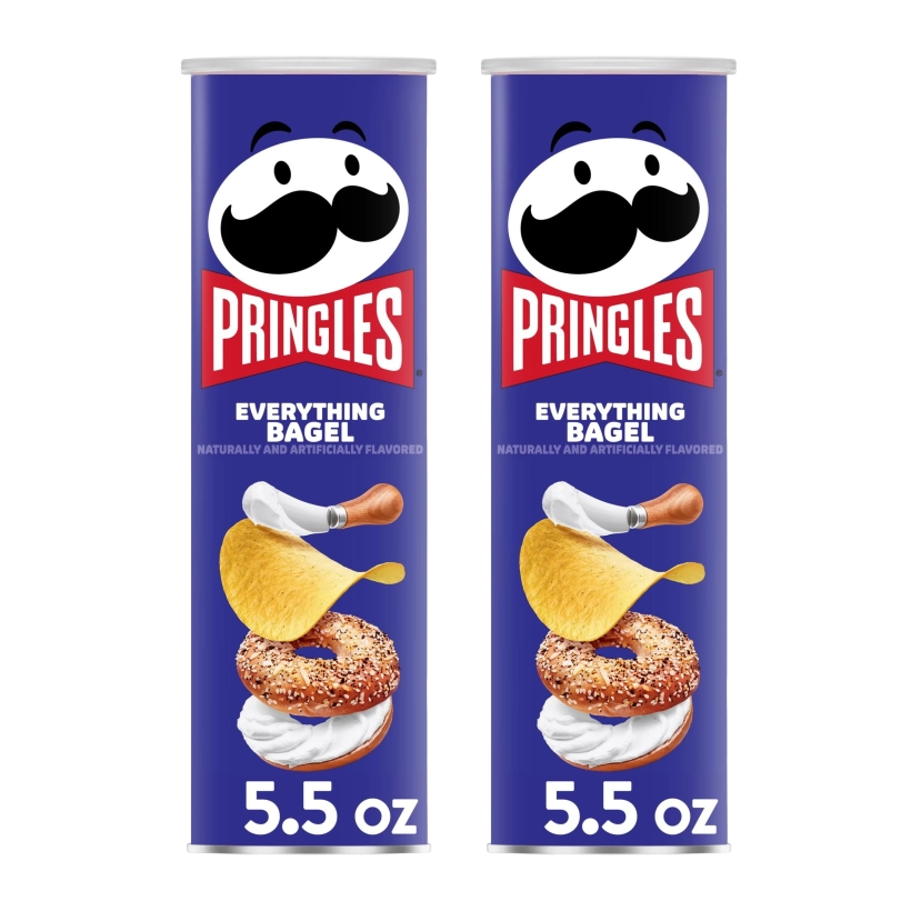Набор Чипсы 2шт Pringles USA Everything Bagel 158g - Retromagaz