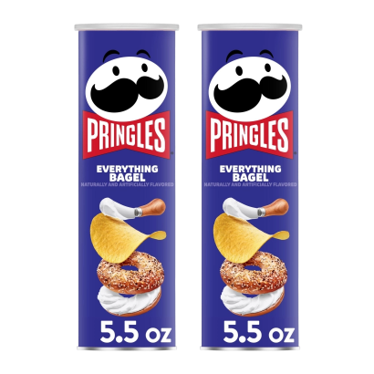 Набор Чипсы 2шт Pringles USA Everything Bagel 158g - Retromagaz