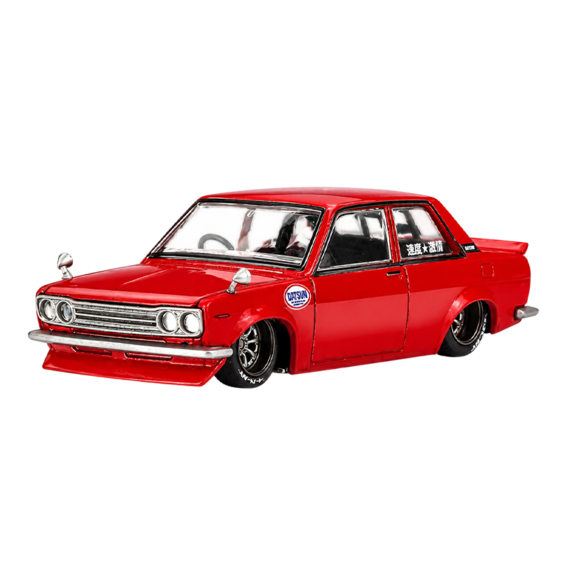 Машинка Premium Kaido House x MiNI GT Datsun 510 Street Nismo V3 1:64 KHMG229 Red - Retromagaz