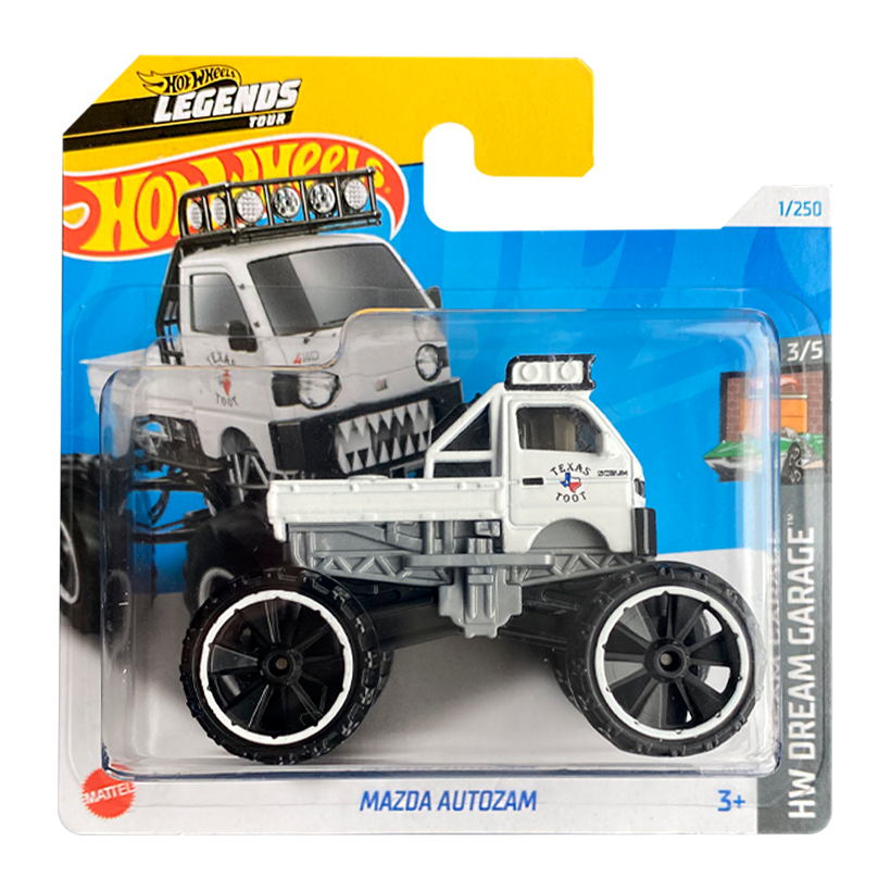 Машинка Базовая Hot Wheels Mazda Autozam Legends Tour Dream Garage 1:64 HRY51 White - Retromagaz